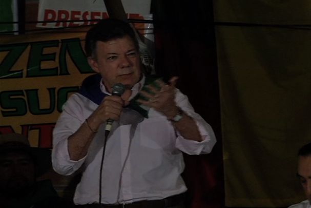 Presidente Santos revela amenazas de las Farc de atentar contra su vida