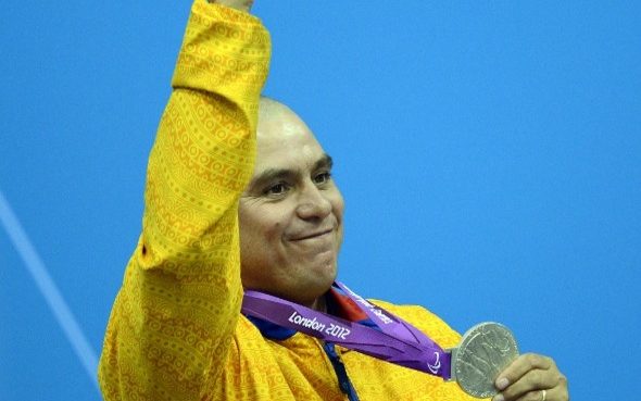 Colombiano Moisés Fuentes ganó medalla de plata en los paralímpicos de Londres 2012