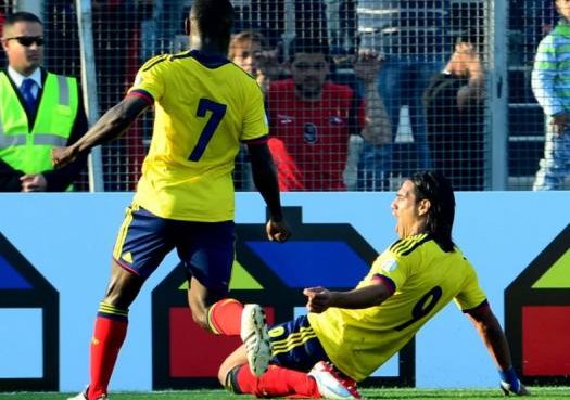 ´Monumental' triunfo 3 - 1 de Colombia en su visita a Chile