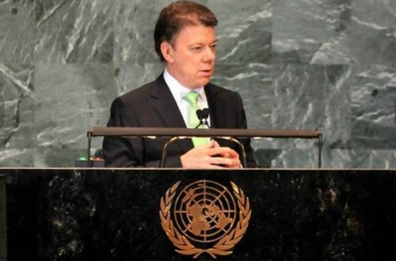 Santos habló de los acercamientos con las Farc en la ONU