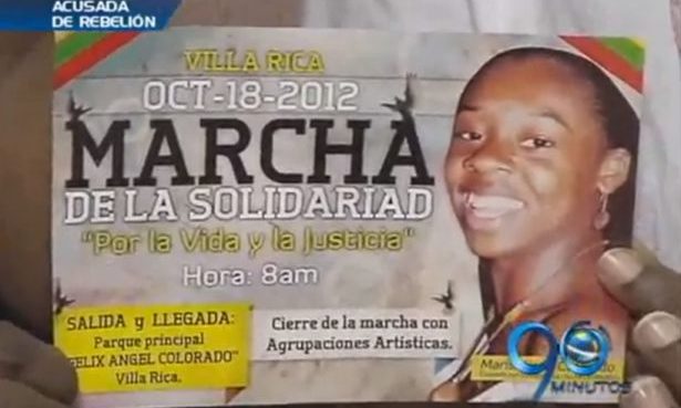 Líder comunal de Villa Rica acusada de ser guerrillera