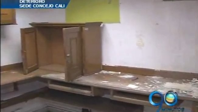 Sede del Concejo de Cali debe ser desalojada debido su deterioro