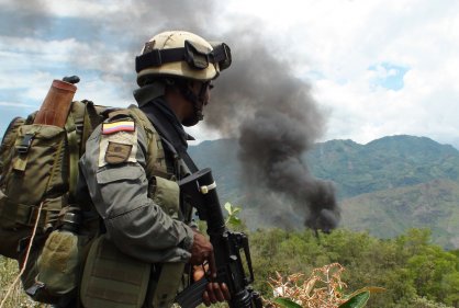 Continúan intensos combates en Morales, Cauca