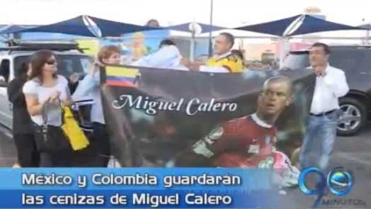 Emotiva despedida de aficionados mexicanos a Miguel Calero