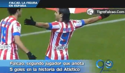 El 'Tigre' Falcao, gran figura en España después de marcar 5 goles