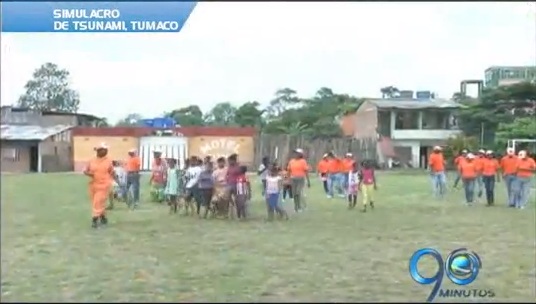 Simulacro de tsunami en Tumaco, Nariño