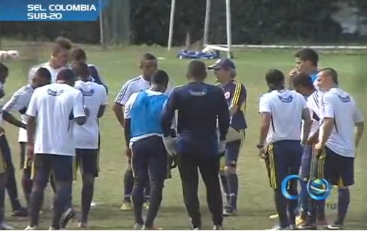 Selección Colombia Sub-20 entrena en Cali para el Sudamericano de Argentina