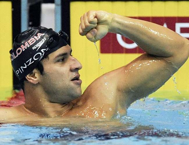 Por doping, sancionan 2 años al nadador colombiano Ómar Pinzón