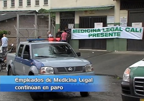 Empleados de Medicina Legal trabajarán a media marcha