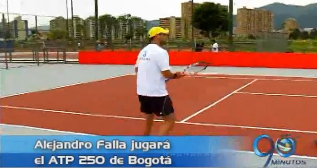 Alejandro Falla una gran figuras del tenis estará en el ATP 250 de Bogotá