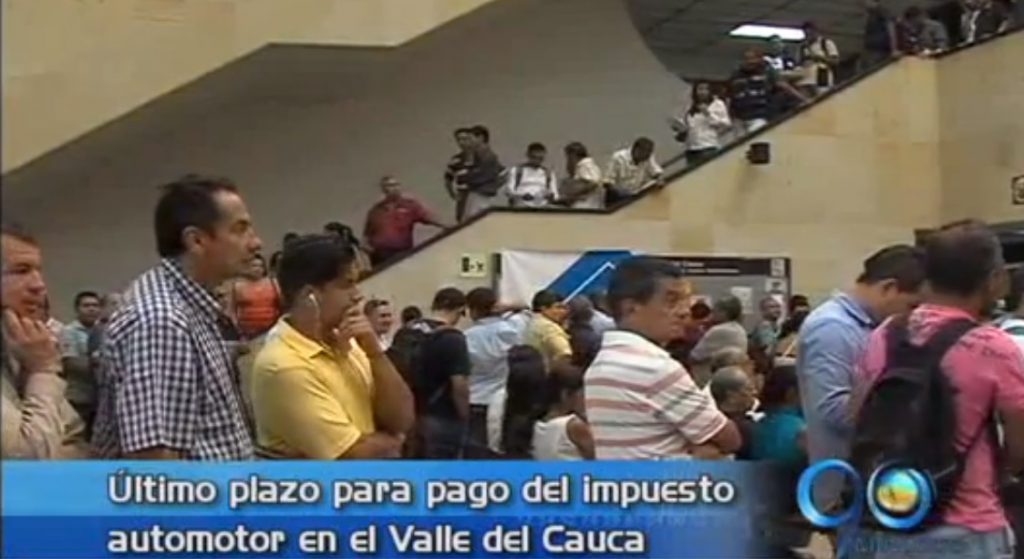 Se vence el plazo del pago del impuesto automotor
