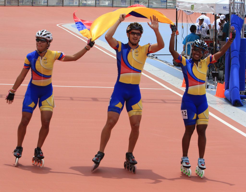 Patinadores de oro para Colombia en los Juegos Mundiales