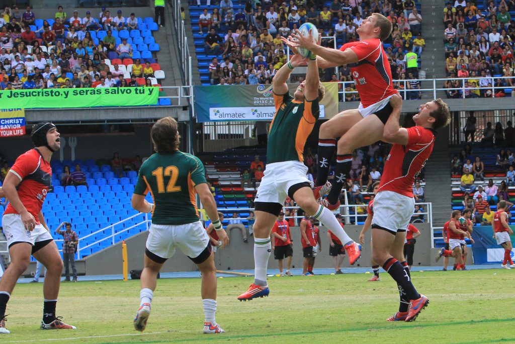 El rugby 7 hace vibrar a los asitentes en el Pascual Guerrero