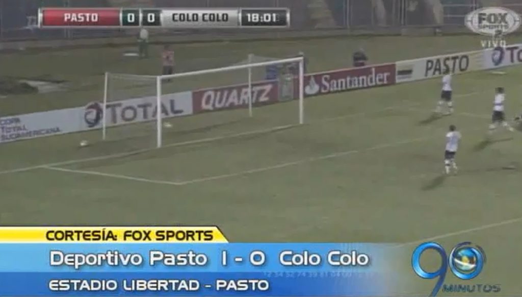 Deportivo Pasto venció a Colo Colo en primer partido de Copa Suramericana