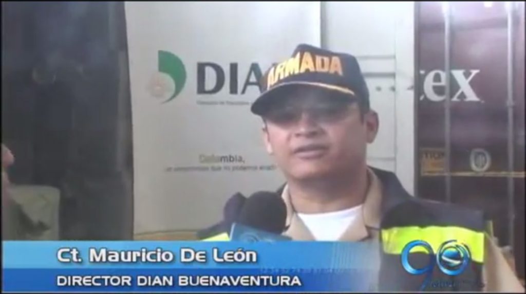 DIAN incautó 5 contenedores de contrabando en Buenaventura