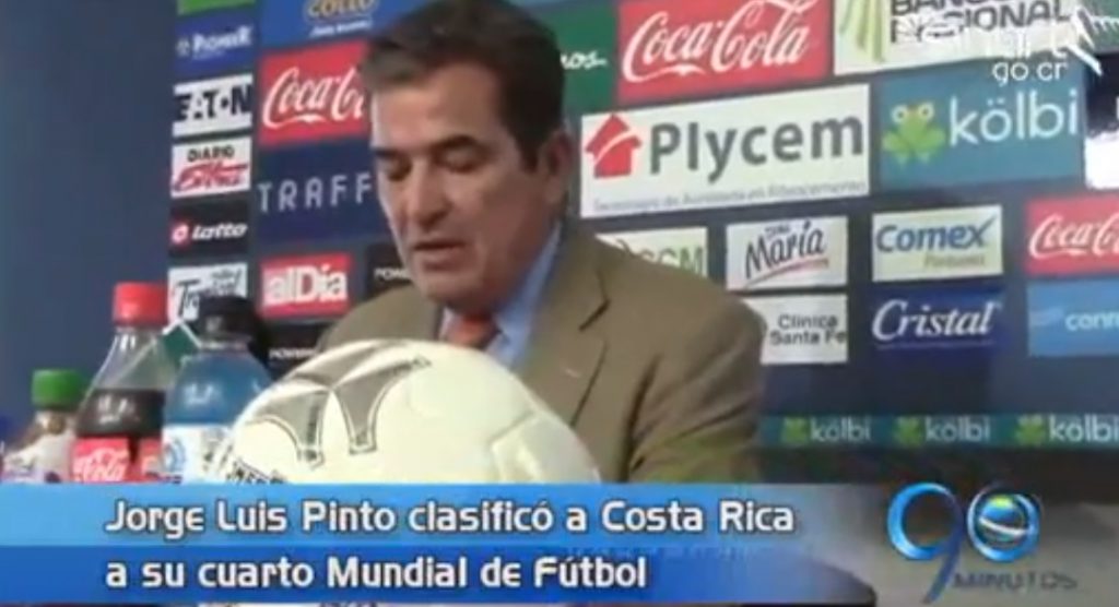 el tècnico Jorge Luis Pinto clasificó a Costa Rica al Mundial