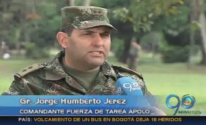 General Jerez hace balance de su gestión al frente de la Fuerza de Tarea Apolo