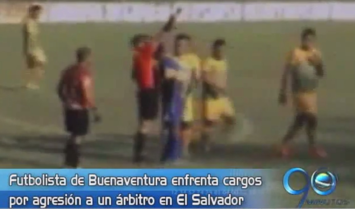 Futbolista de Buenaventura está preso por lesiones personales en El Salvador