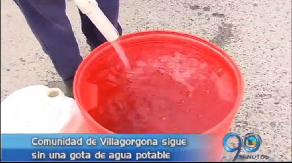 Habitantes de Villagorgona exigen el servicio de agua potable