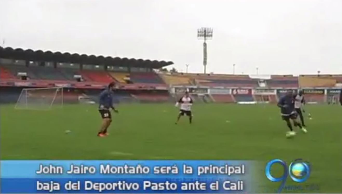 Deportivo Pasto se prepara para su partido ante el Cali el próximo sábado
