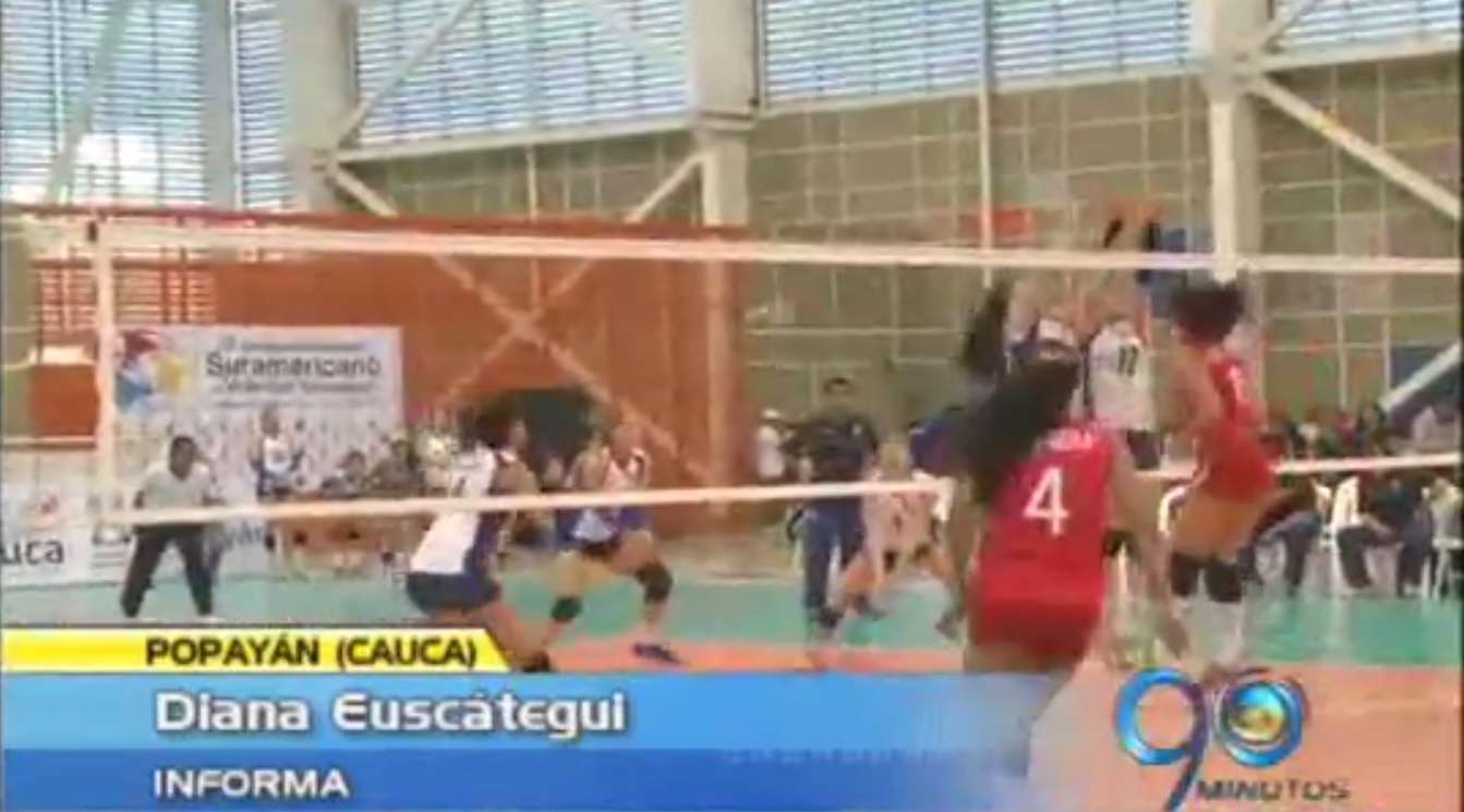 En Popayán se realiza el Suramericano de voleibol infantil