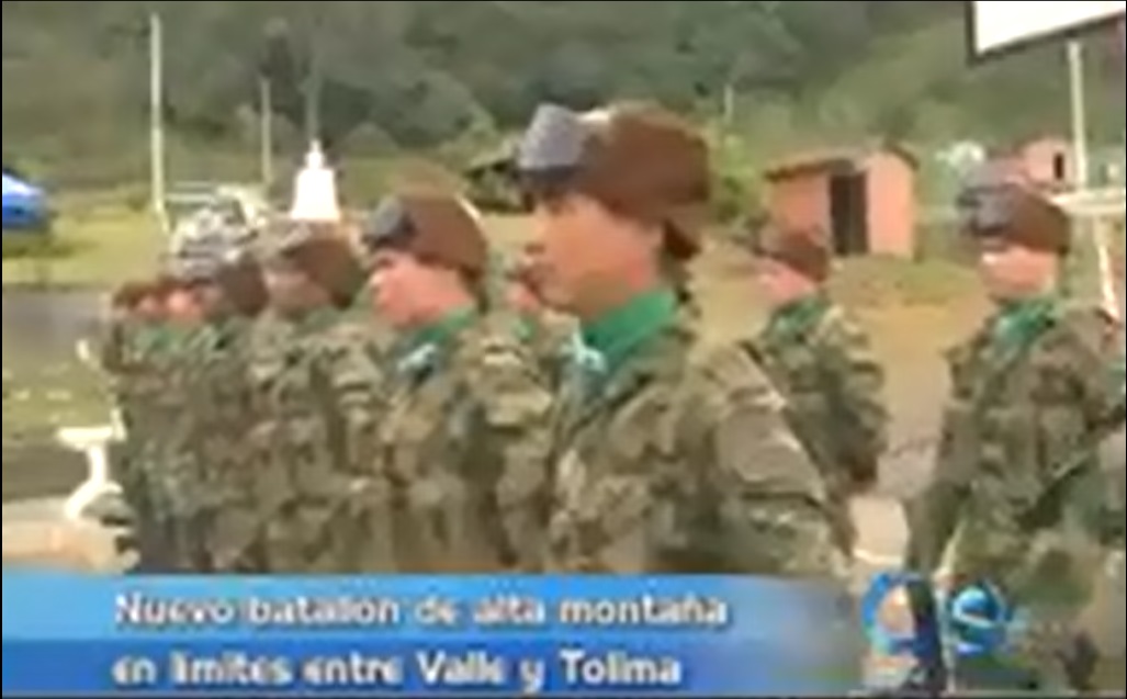 Nuevo batallón de alta montaña en límites entre Valle y Tolima