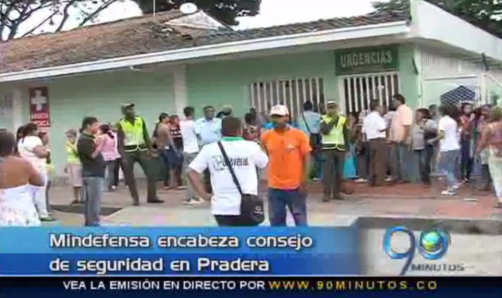 Consejo de seguridad en Pradera fue liderado por MinDefensa