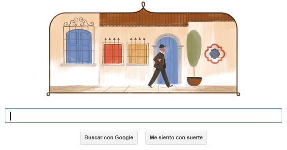 Google dedica su doodle a Tomás Carrasquilla