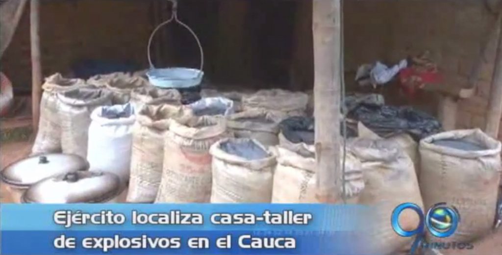 Ejército localiza casa con explosivos en el norte del Cauca
