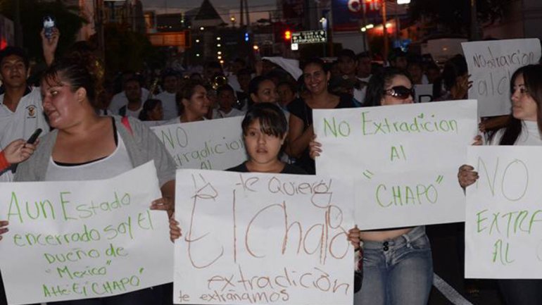 Un herido y diez detenidos tras marcha de apoyo a ‘El Chapo’