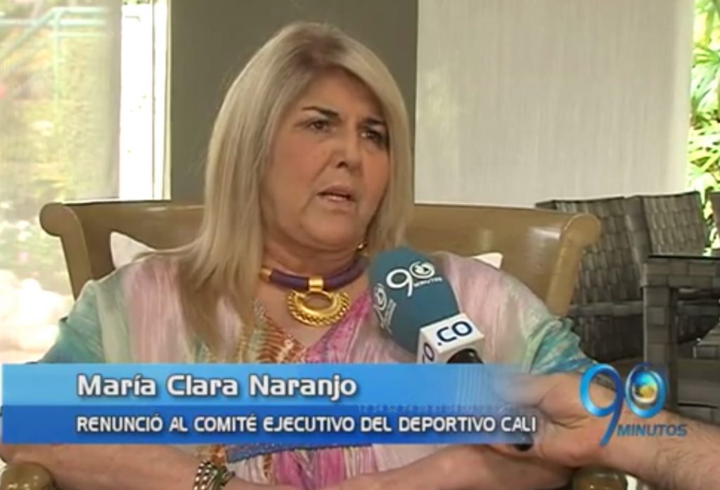María Clara Naranjo pidió la cabeza de  Álvaro Martínez para volver al Cali