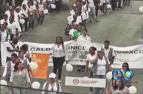 Marcha por la paz en Tumaco
