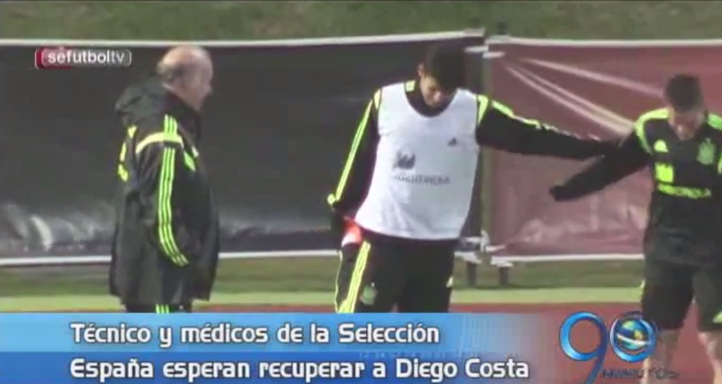 En España esperan recuperación de Diego Costa para el Mundial
