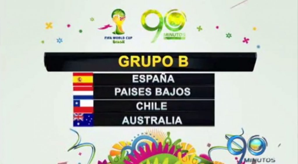 España y Chile son los favoritos del grupo B para el Mundial