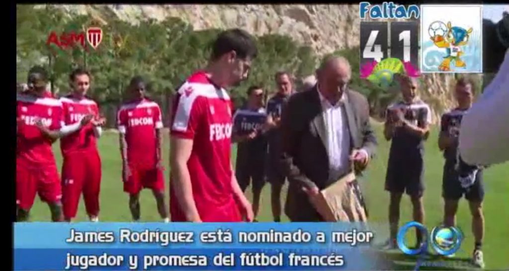 James Rodríguez es postulado a mejor jugador a 41 días del Mundial
