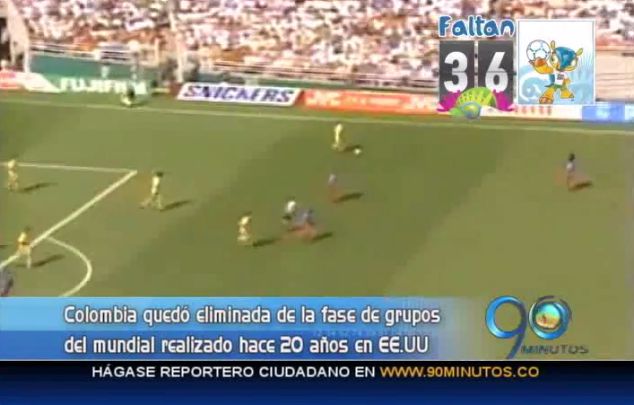 Así participó la Selección Colombia en el Mundial de 1994