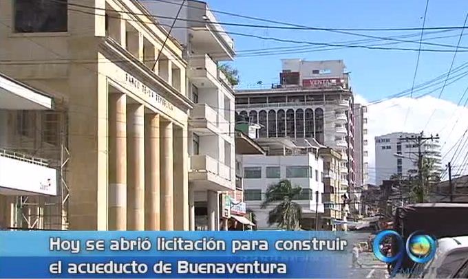 Abren licitación para construir el acueducto de Buenaventura