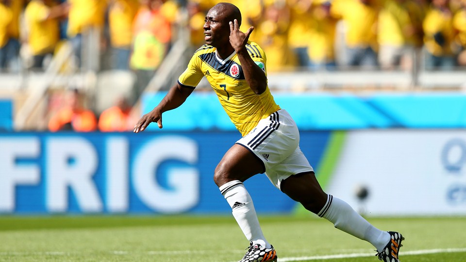 El defensor Pablo Armero llegaría al AC Milán en calidad de préstamo