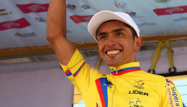 Miguel Ángel Rubiano continúa de líder en la Vuelta a Colombia