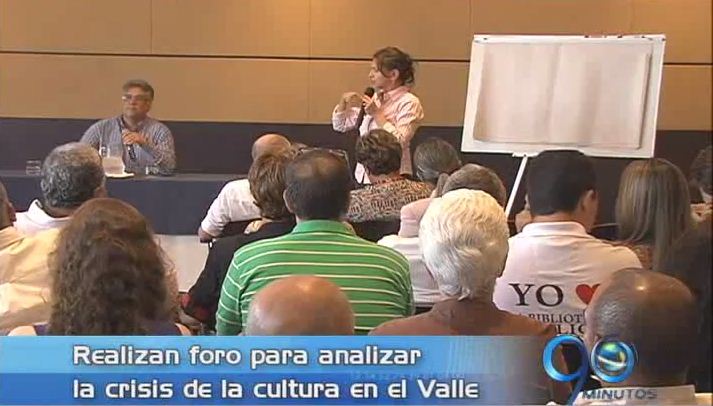 Se realizó foro para debatir la crisis de la cultura en el Valle