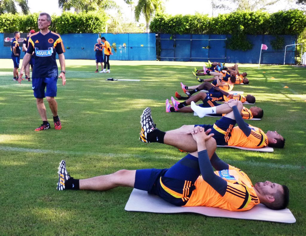 La selección Colombia inició trabajos bajo el mando de Pékerman