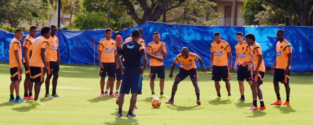 La Selección Colombia continúa preparándose para enfrentar a Brasil