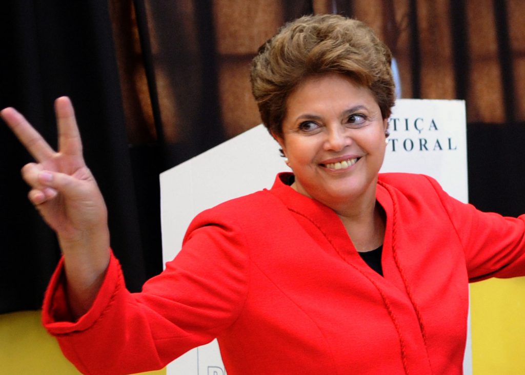 Dilma Rousseff, presidenta de Brasil, seguirá en el poder hasta el 2019.