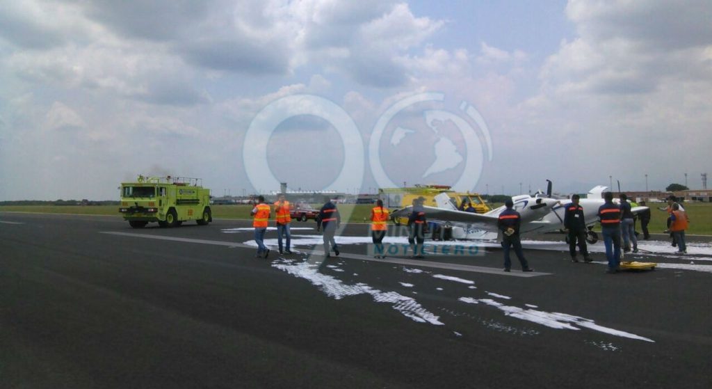 Una avioneta aterrizó de emergencia en el aeropuerto Alfonso Bonilla