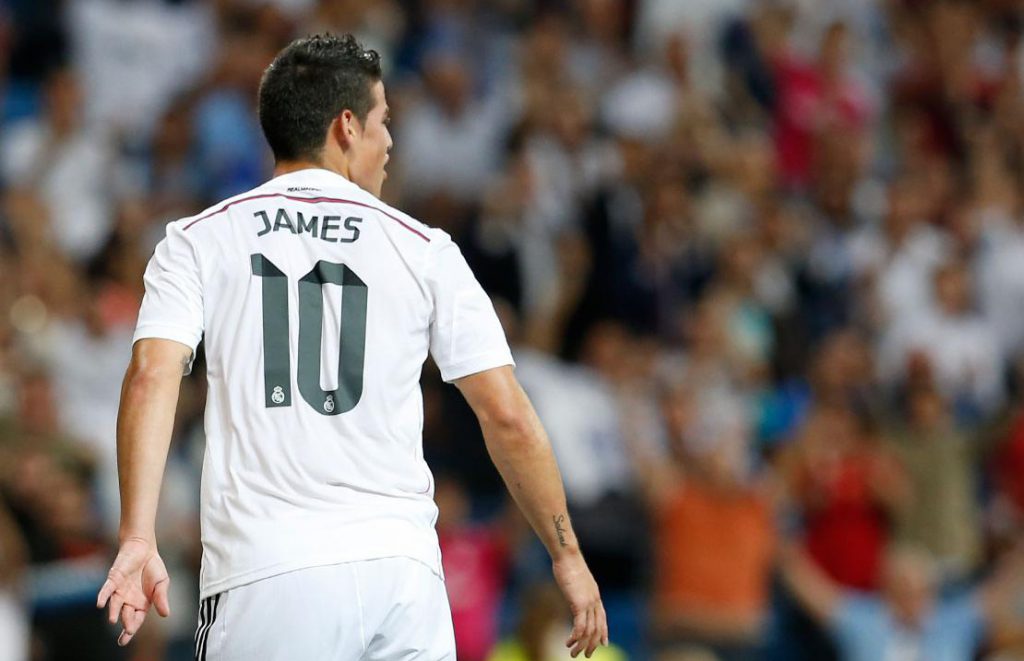 James Rodríguez regresa al Real Madrid en un triunfo de 9-1 frente al Granada