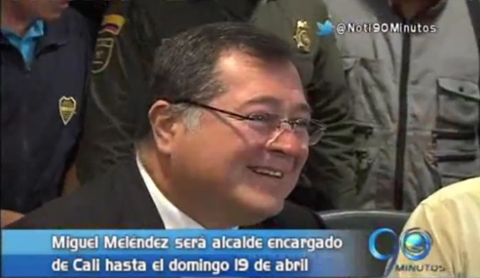 Miguel Meléndez fue designado Alcalde (e) de Cali  hasta 19 de abril