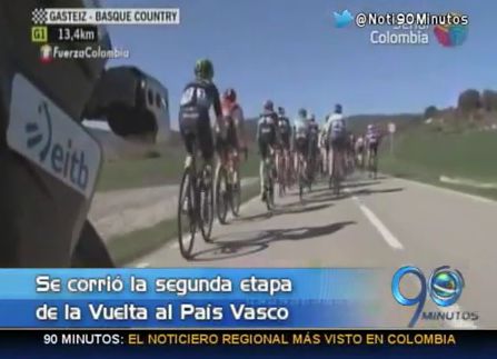 Segunda etapa de la Vuelta al País Vasco