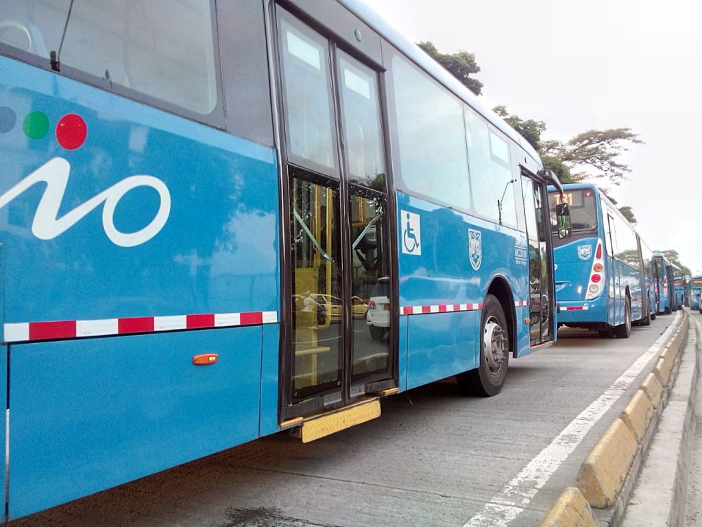 Choque de dos buses articulados del Mío causan congestión en el sur