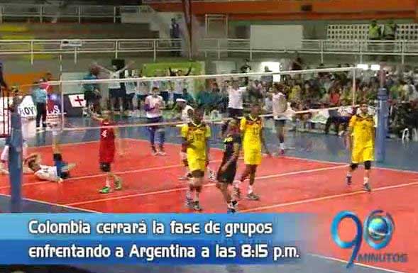 Colombia cayó en su segundo partido del Suramericano de Voleibol
