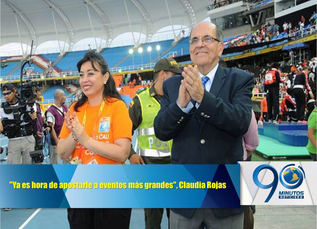 "Ya es hora de apostarle a eventos más grandes":  Claudia Rojas